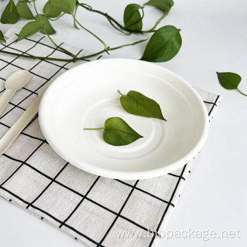 Biodegradable compostable 20oz-600ml salad bowl with lid